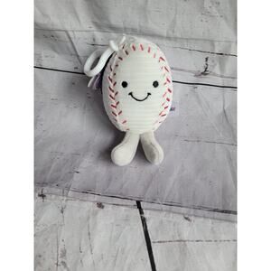 Cuddle Crew Baseball Plush Keychain Backpack Clips New